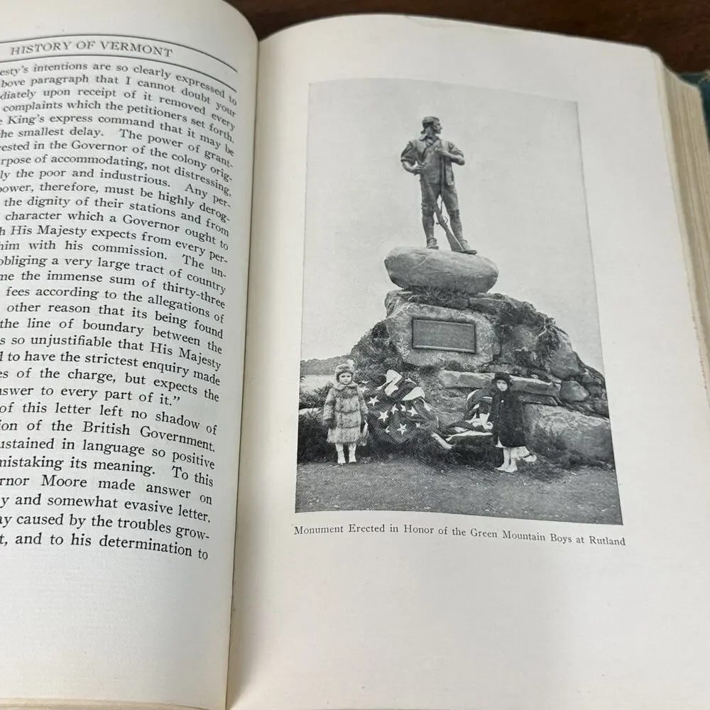 History of Vermont The Green Mountain State Vol 1 Walter Hill Crockett 1921